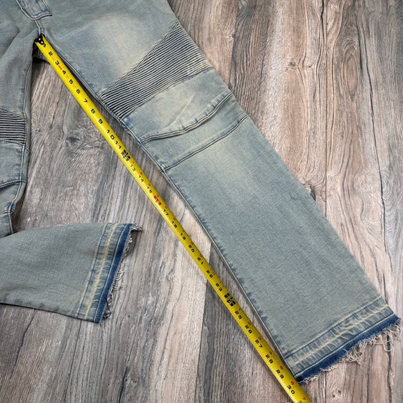 Balmain blue ribbed detail denim jeans size 30 - Picture 13 of 13